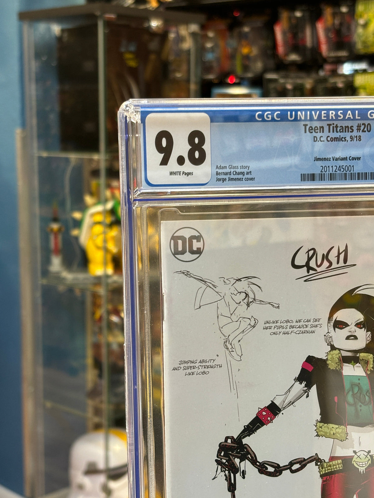 Teen Titans #20 (DC Comics, CGC Graded 9.8 WHITE) product image 2, provided for visual reference and product detail review