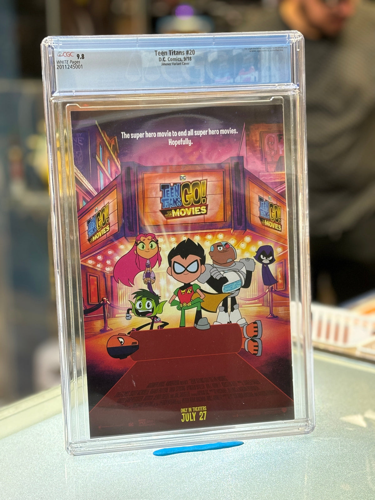 Teen Titans #20 (DC Comics, CGC Graded 9.8 WHITE) product image 6, provided for visual reference and product detail review