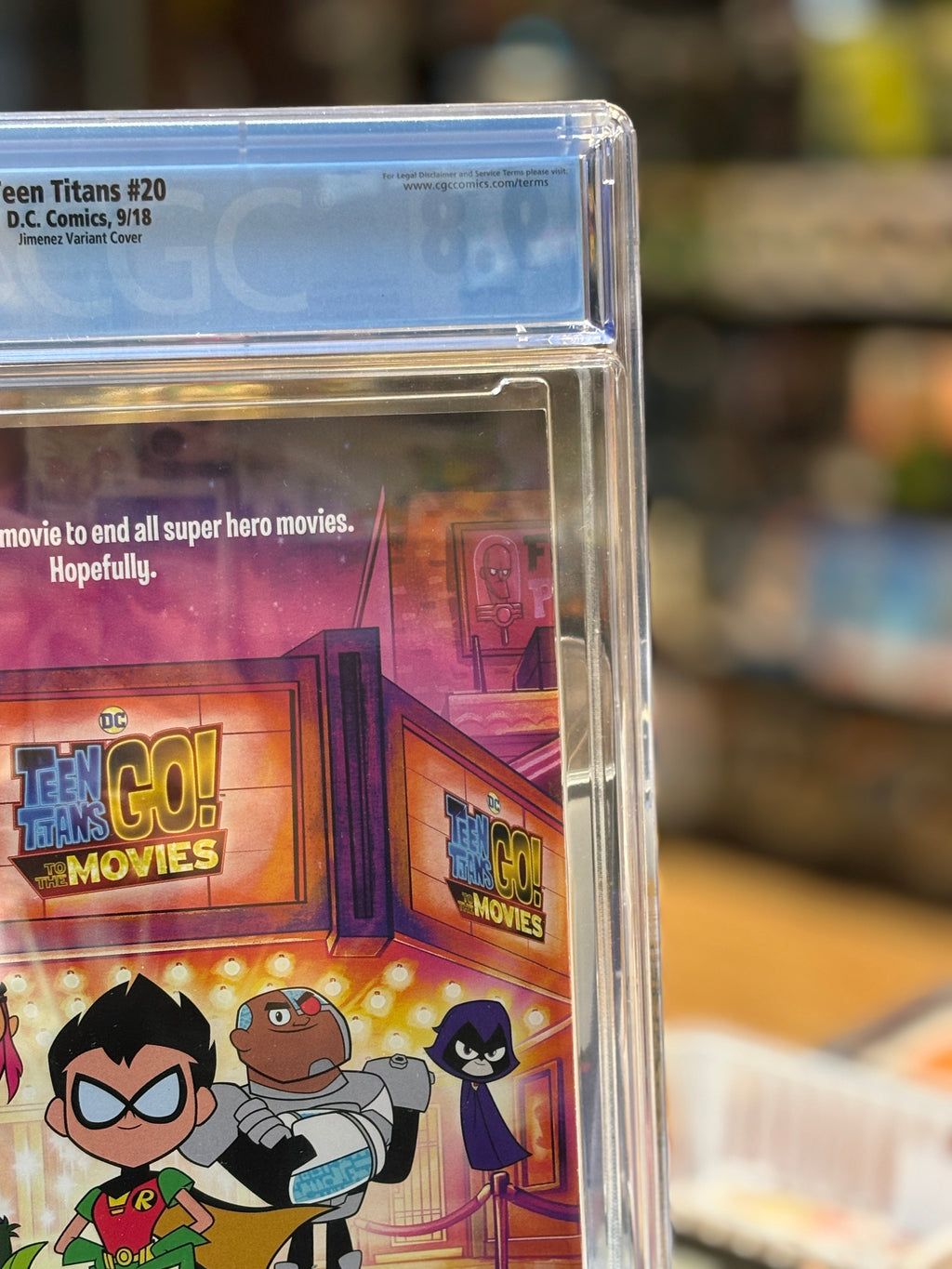 Teen Titans #20 (DC Comics, CGC Graded 9.8 WHITE) product image 8, provided for visual reference and product detail review