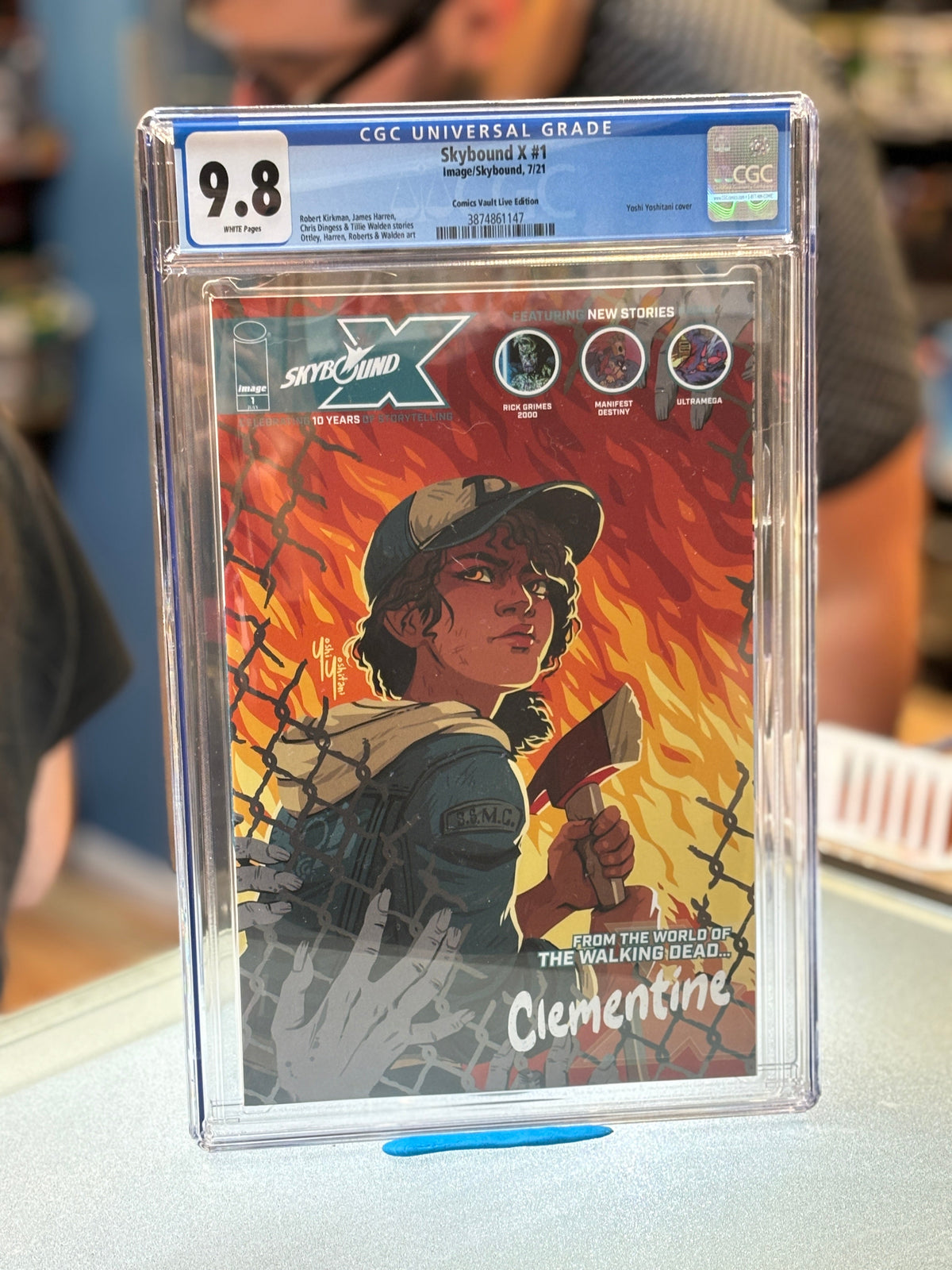 Skybound X #1 (Image/Skybound, CGC Graded 9.8 WHITE) product image 1, provided for visual reference and product detail review