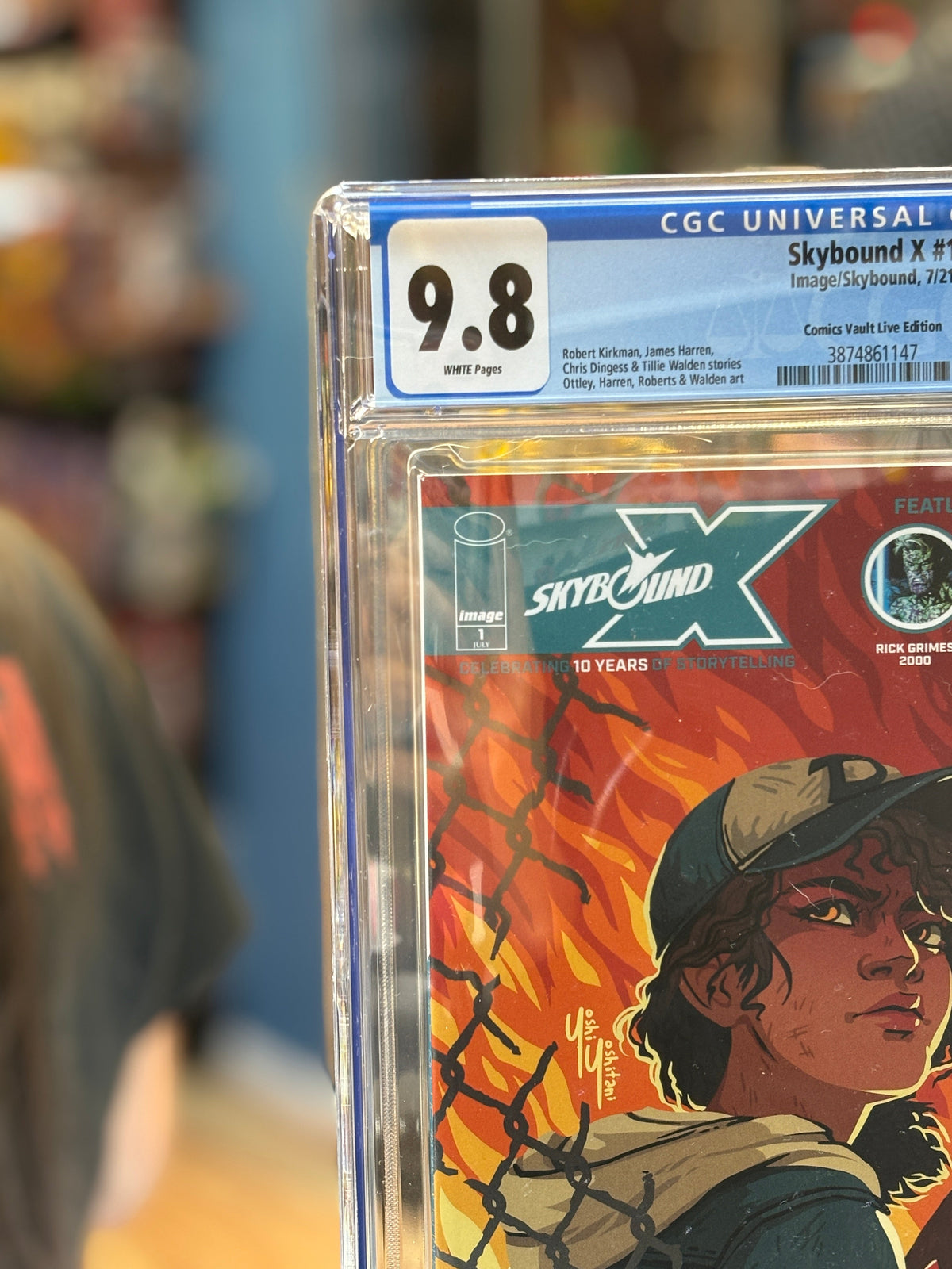 Skybound X #1 (Image/Skybound, CGC Graded 9.8 WHITE) product image 2, provided for visual reference and product detail review