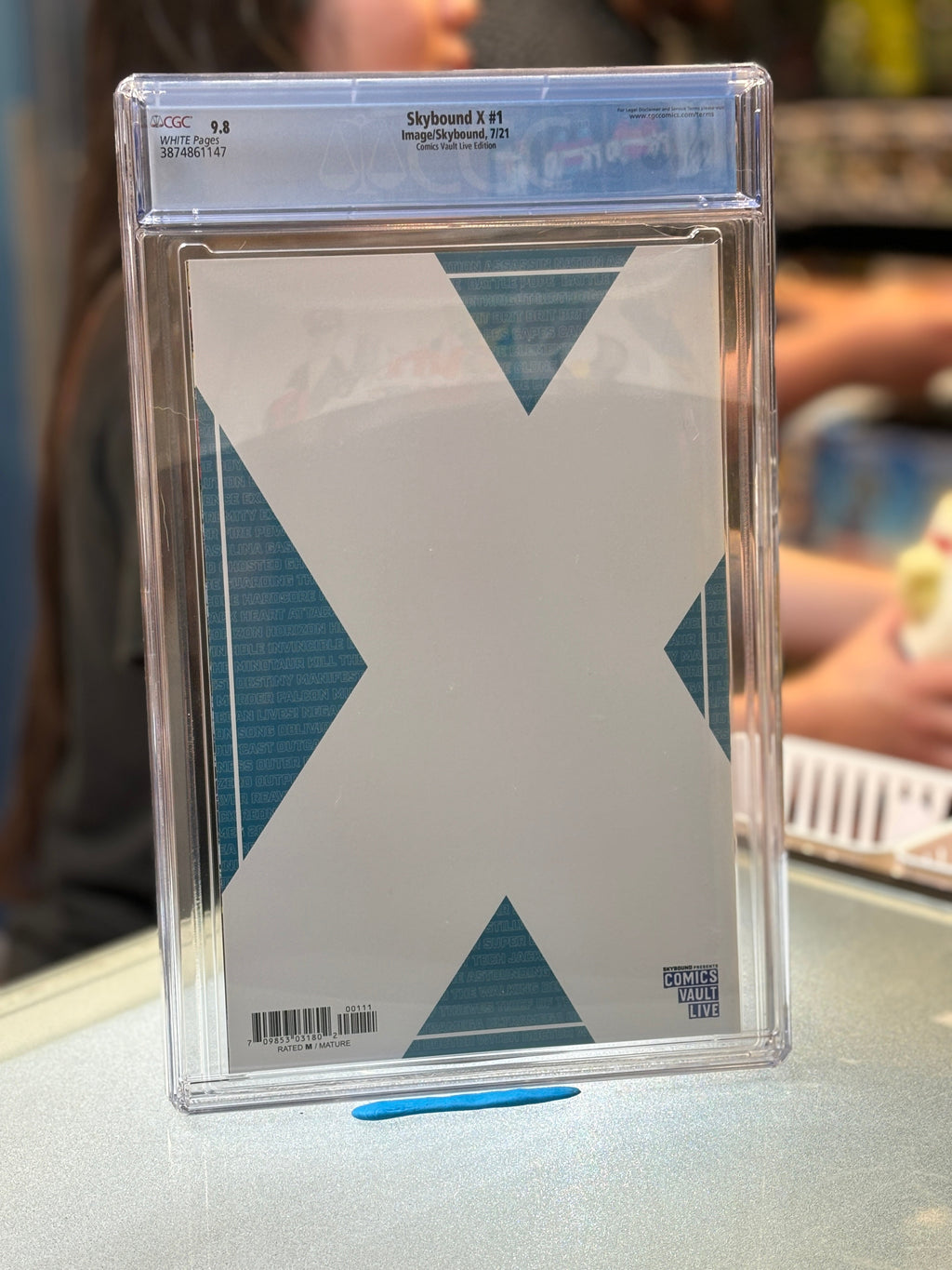 Skybound X #1 (Image/Skybound, CGC Graded 9.8 WHITE) product image 6, provided for visual reference and product detail review