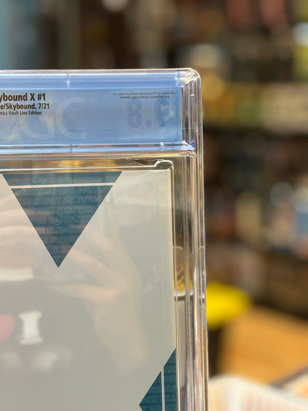 Skybound X #1 (Image/Skybound, CGC Graded 9.8 WHITE) product image 8, provided for visual reference and product detail review