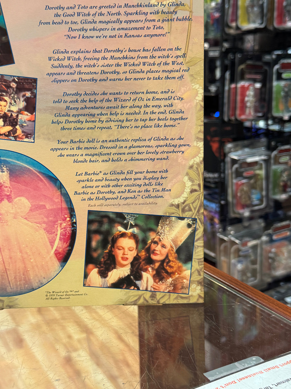 Barbie as Glinda Wizard of OZ 14901 (Barbie, Mattel) Sealed product image 9, provided for visual reference and product