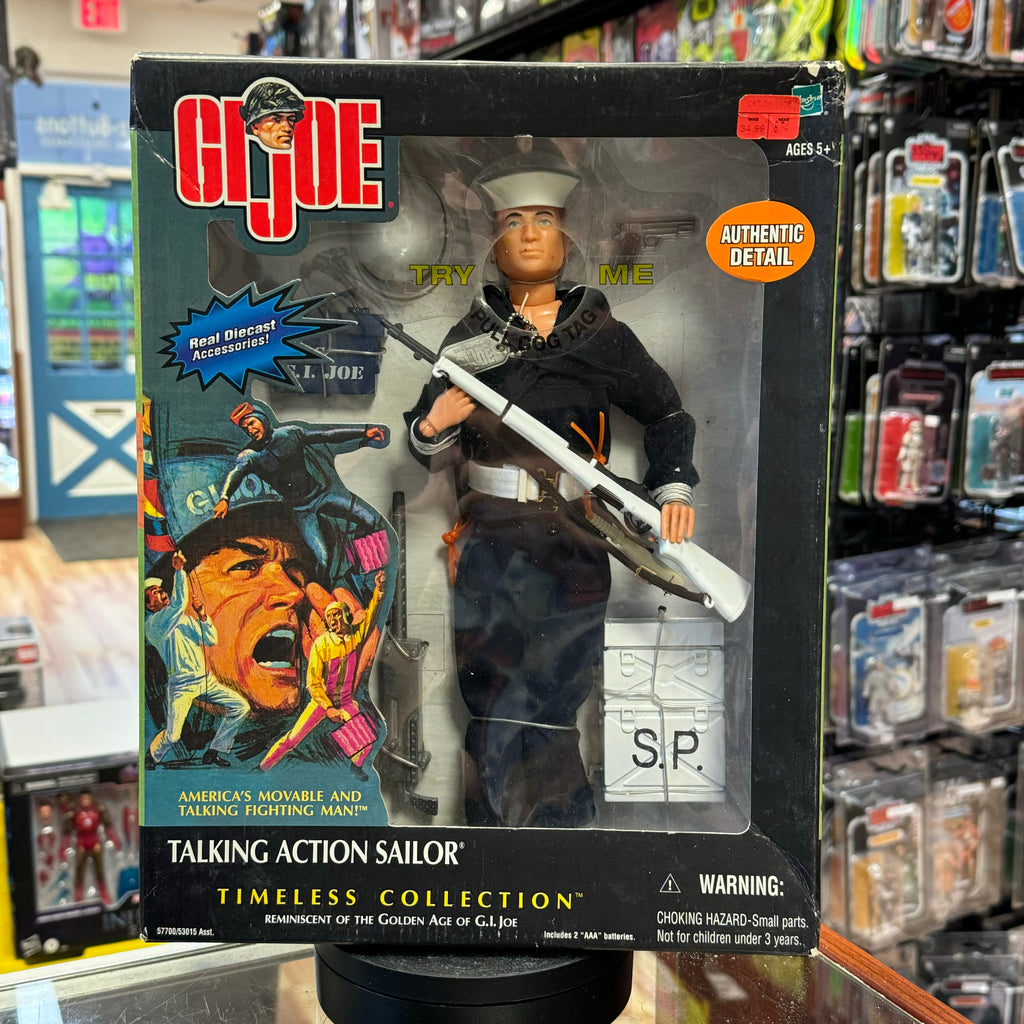 Talking Action Sailor 6837 (Vintage GI Joe, Hasbro) SEALED product image 1, provided for visual reference and product detail