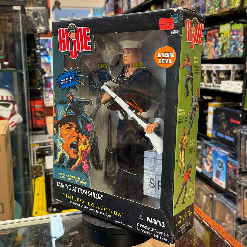 Talking Action Sailor 6837 (Vintage GI Joe, Hasbro) SEALED product image 5, provided for visual reference and product detail