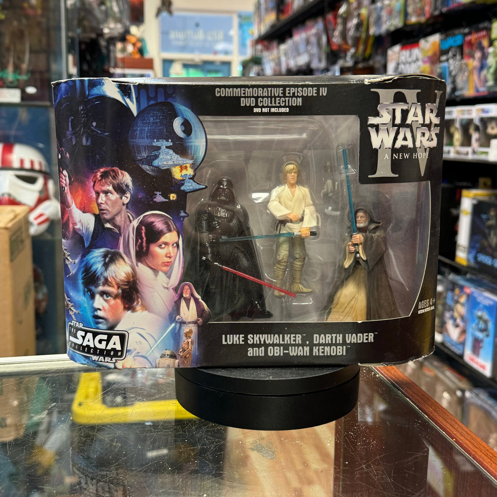 Luke Skywalker, Darth Vader & Obi Wan 6839 (Star Wars Saga Collection, Hasbro) SEALED product image 1, provided for visual