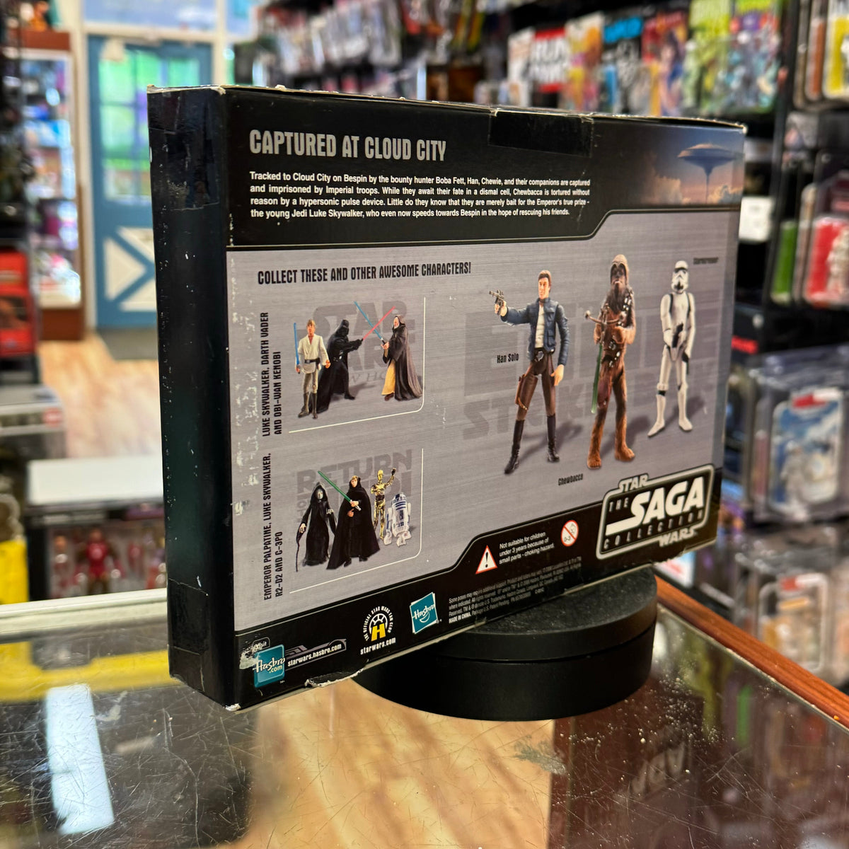 Han Solo, Chewbacca & Stormtrooper 6841 (Star Wars Saga Collection, Hasbro) SEALED product image 4, provided for visual