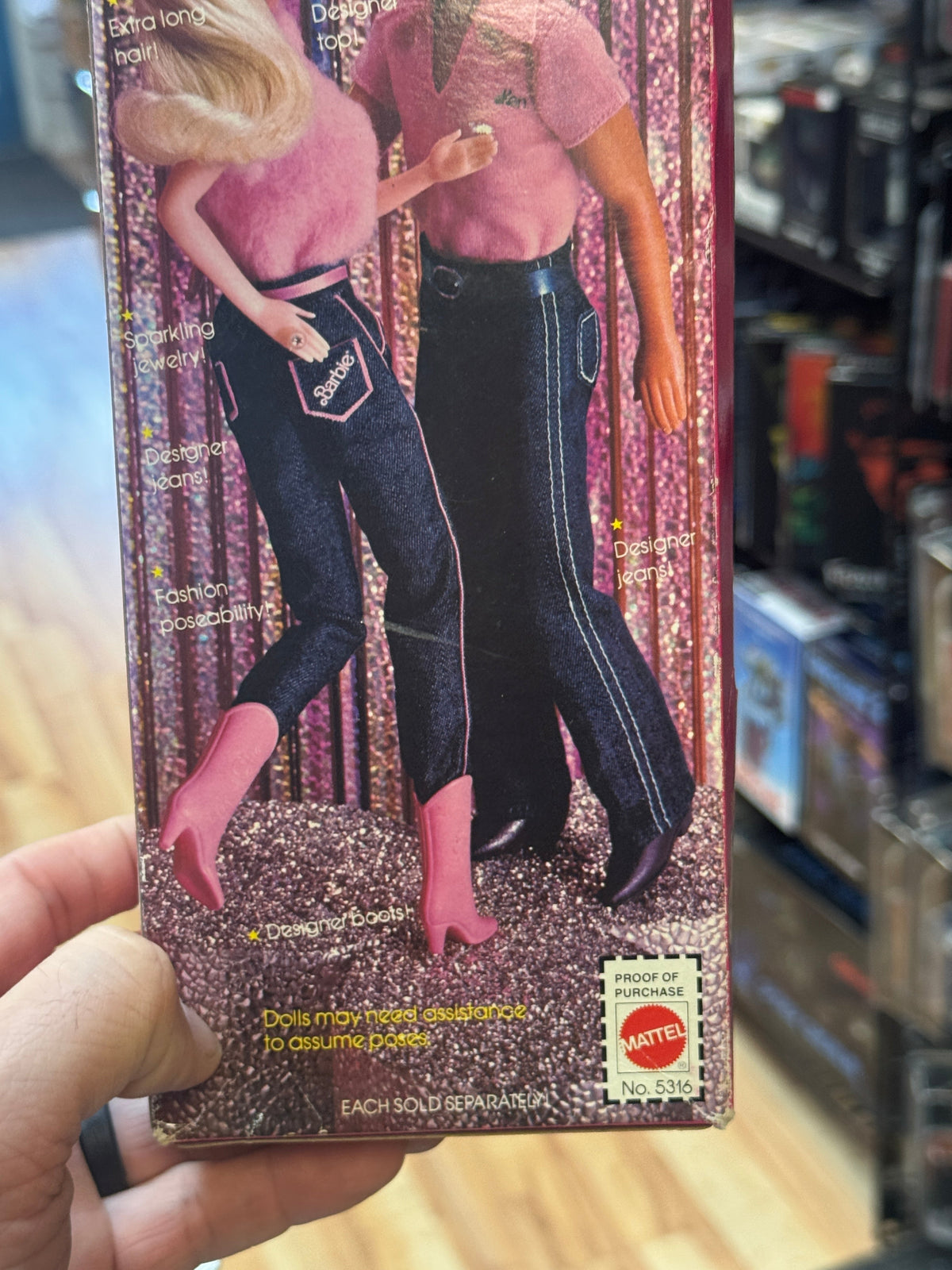 Ken Fashion Jeans #5316 (Vintage Barbie, Mattel) product image 14, provided for visual reference and product detail review