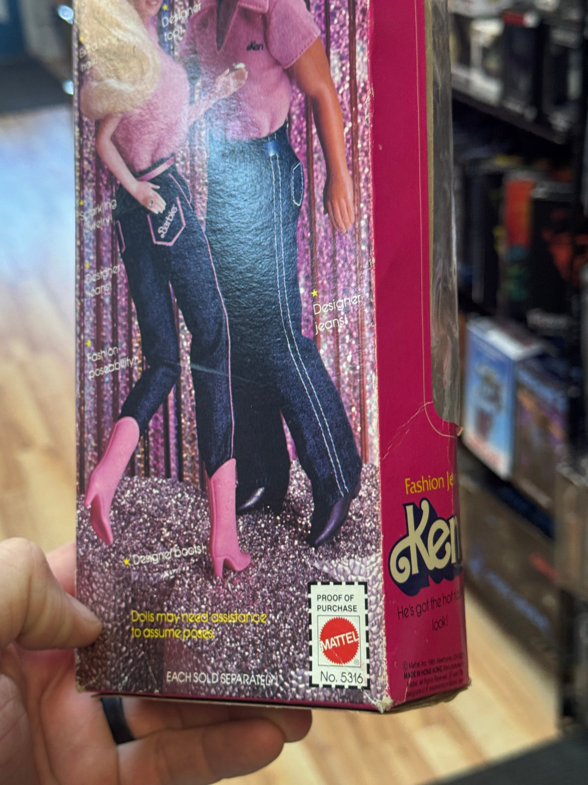 Ken Fashion Jeans #5316 (Vintage Barbie, Mattel) product image 15, provided for visual reference and product detail review