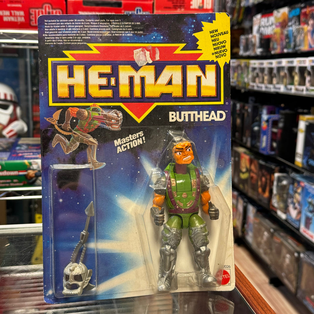 Butthead EURO Release (Vintage New Adventures MOTU, Mattel) SEALED product image 1, provided for visual reference and