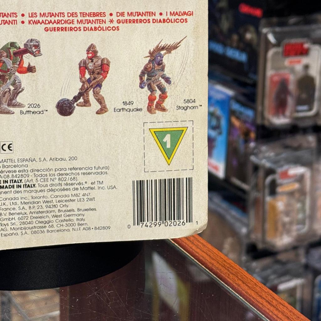 Butthead EURO Release (Vintage New Adventures MOTU, Mattel) SEALED product image 9, provided for visual reference and