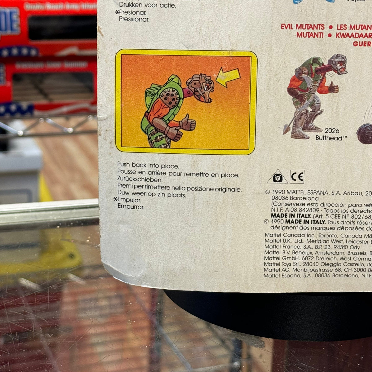 Butthead EURO Release (Vintage New Adventures MOTU, Mattel) SEALED product image 10, provided for visual reference and