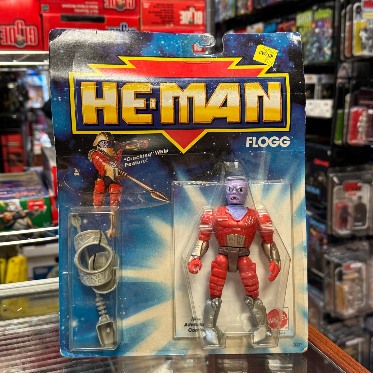 Flogg US Release (Vintage New Adventures MOTU, Mattel) SEALED product image 1, provided for visual reference and product