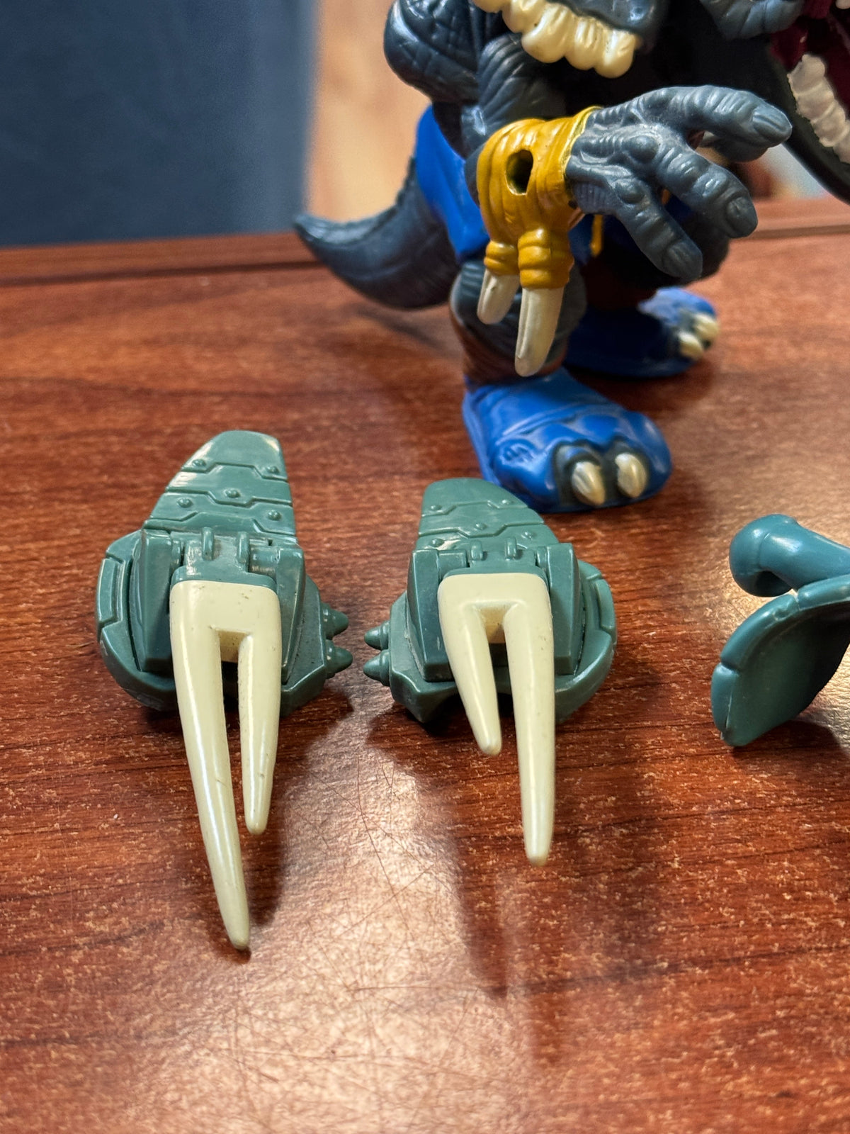 Spike Martial Arts Master (Vintage Extreme Dinosaurs, Mattel) **COMPLETE** product image 7, provided for visual reference
