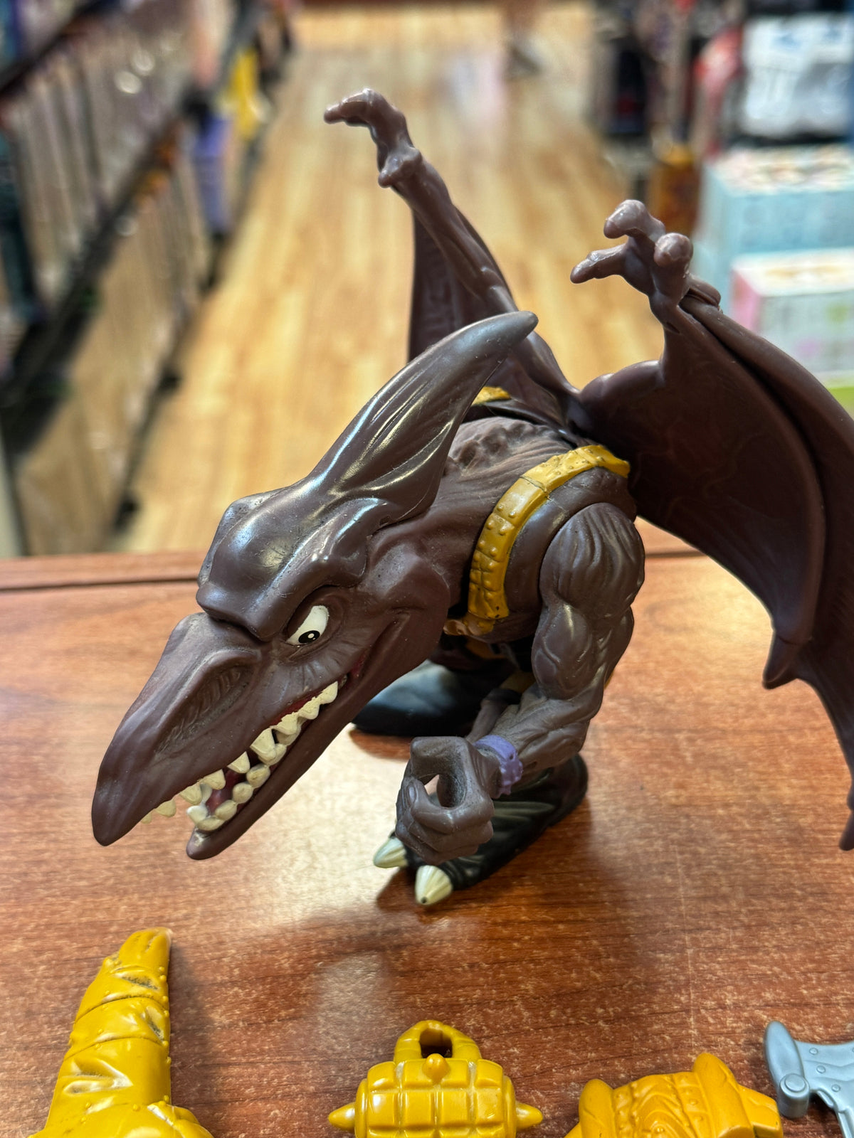 Bullzeye Arial Fighter (Vintage Extreme Dinosaurs, Mattel) **COMPLETE** product image 5, provided for visual reference and