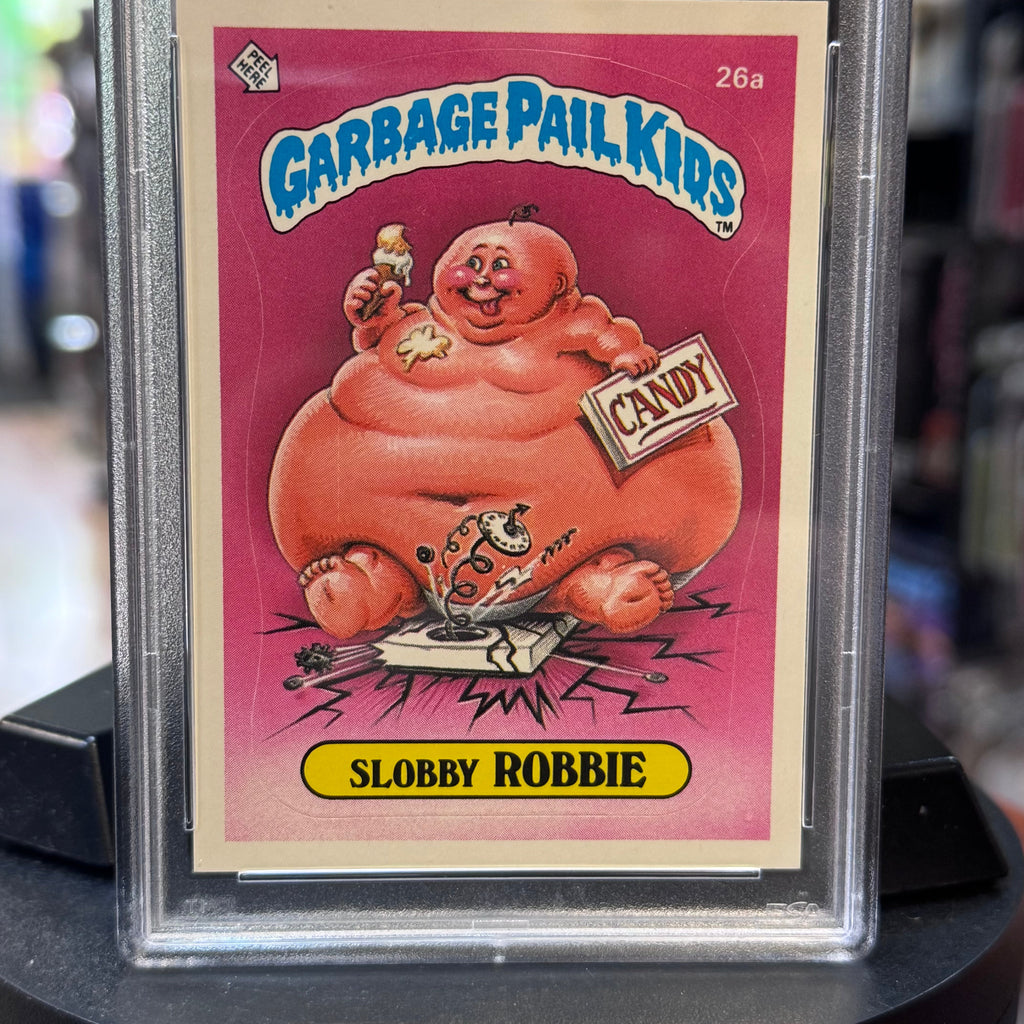 Slobby Robbie #26 EX-MT 1985 (Garbage Pail Kids, TOPPS) **PSA 6** product image 3, provided for visual reference and product