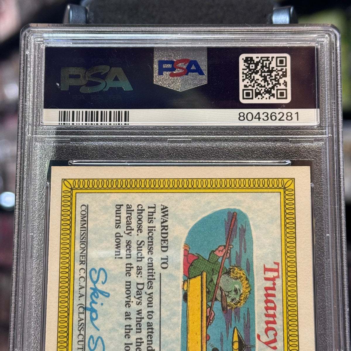 Slobby Robbie #26 EX-MT 1985 (Garbage Pail Kids, TOPPS) **PSA 6** product image 4, provided for visual reference and product