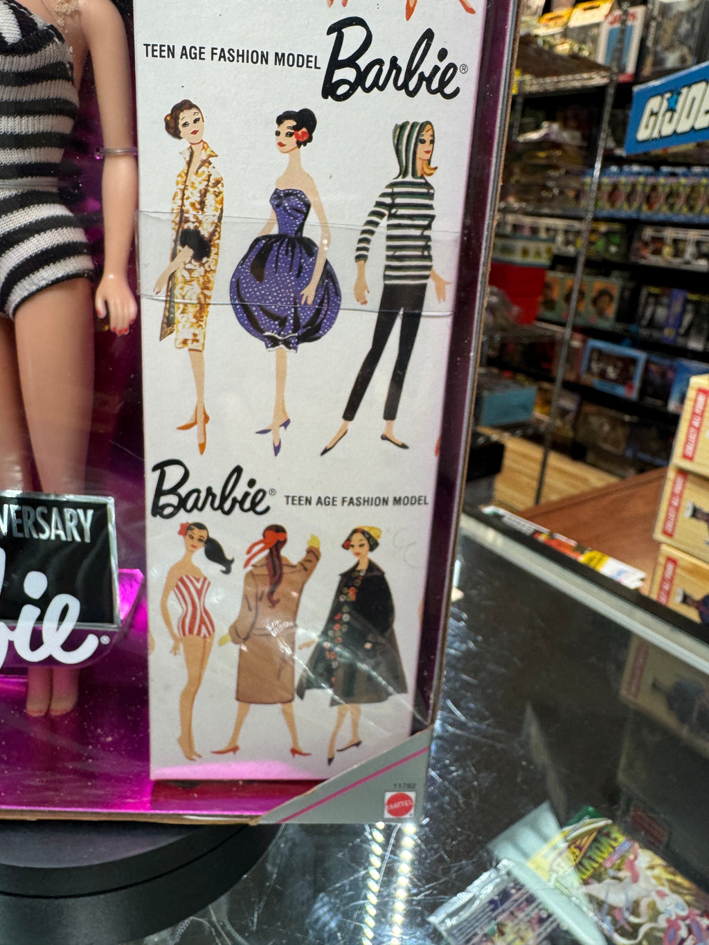Brunette 35th Anniversary 11782 (Vintage Barbie, Mattel) SEALED product image 9, provided for visual reference and product