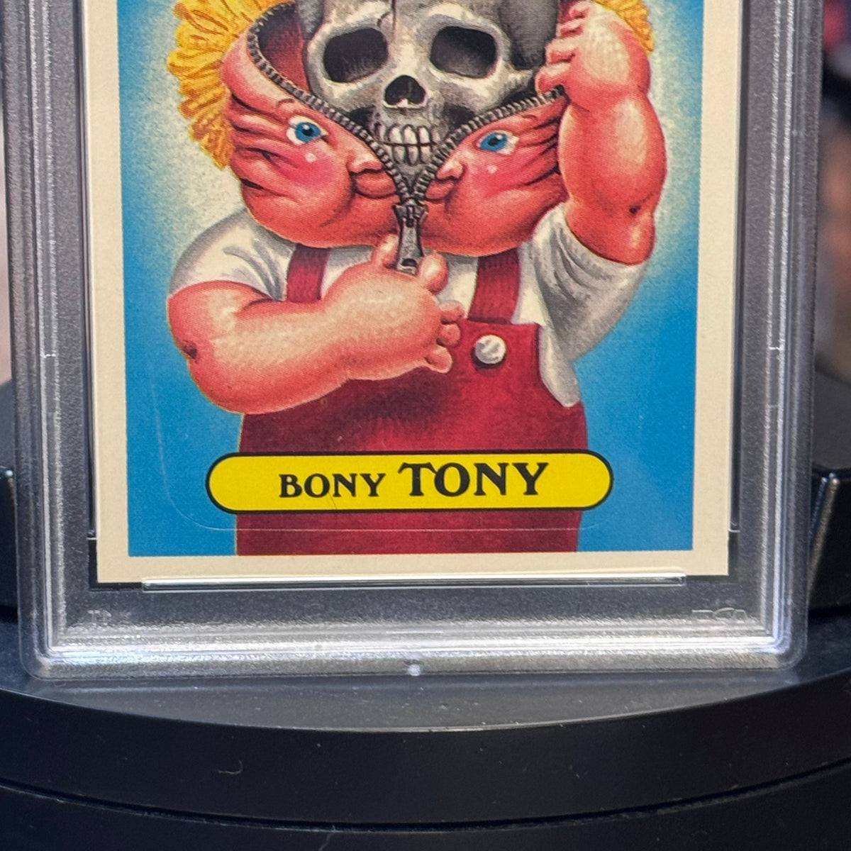 Bony Tony #132a NM 1986 (Garbage Pail Kids, TOPPS) **PSA 7** product image 3, provided for visual reference and product