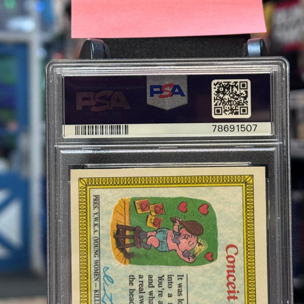Nervous Rex #24a NM-MT 1985 (Garbage Pail Kids, TOPPS) **PSA 8** product image 5, provided for visual reference and product