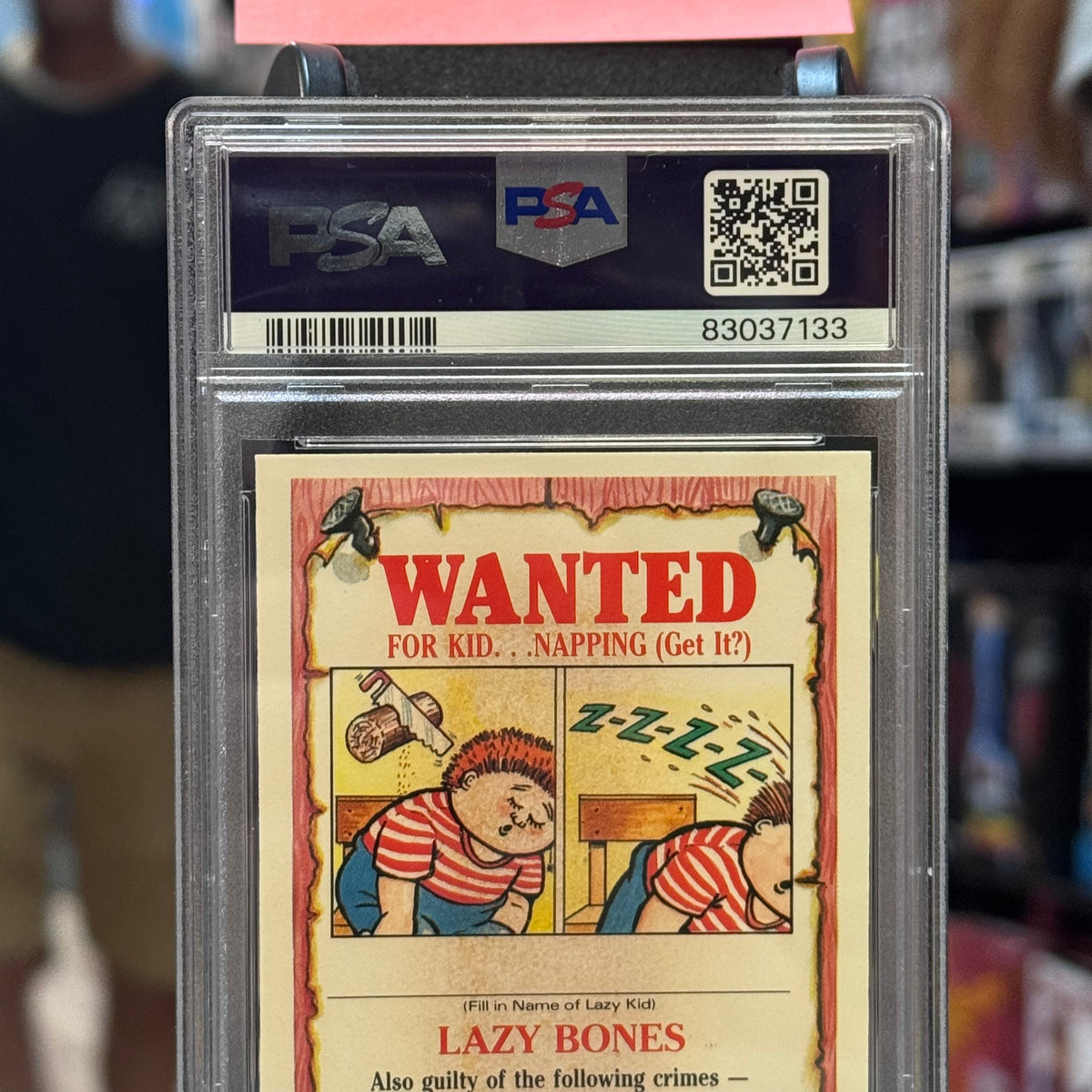 Hy Gene #161b GEM MT 1986 (Garbage Pail Kids, TOPPS) **PSA 10** product image 5, provided for visual reference and product