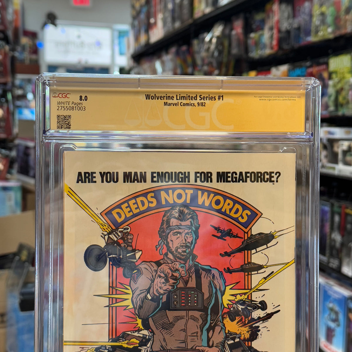 Wolverine #1 Frank Miller & Joe Rubinstein Autograph (Marvel Comics, Wolverine) **CGC Graded 8.0** product image 5, provided