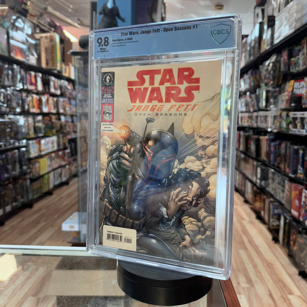 Star Wars Jango Fett Open Seasons #1 White (Lucas Books, Star Wars) **CBCS Graded 9.8** product image 2, provided for visual