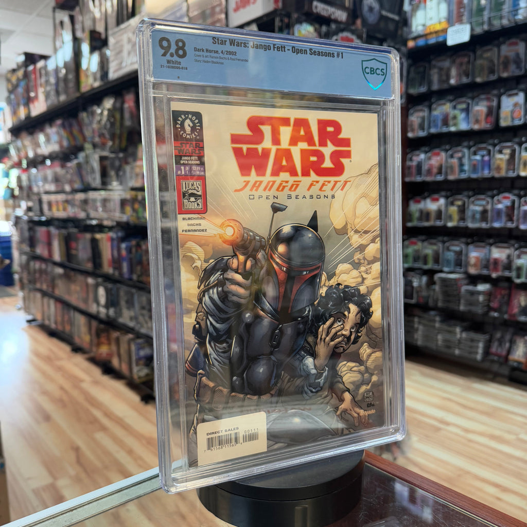 Star Wars Jango Fett Open Seasons #1 White (Lucas Books, Star Wars) **CBCS Graded 9.8** product image 3, provided for visual