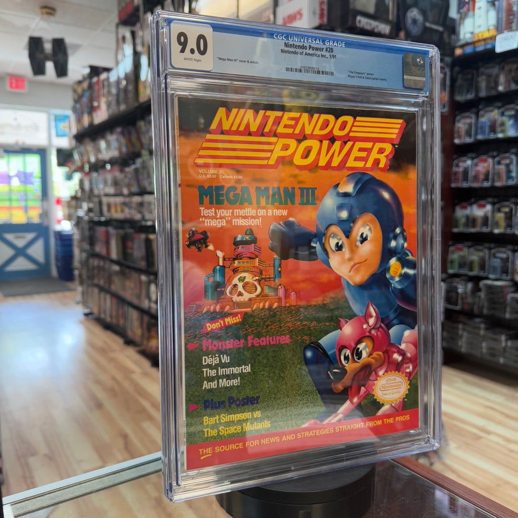 Nintendo Power #20 Mega Man 3 White Pages (Mega Man, Nintendo of America) **CGC Graded 9.0** product image 4, provided for