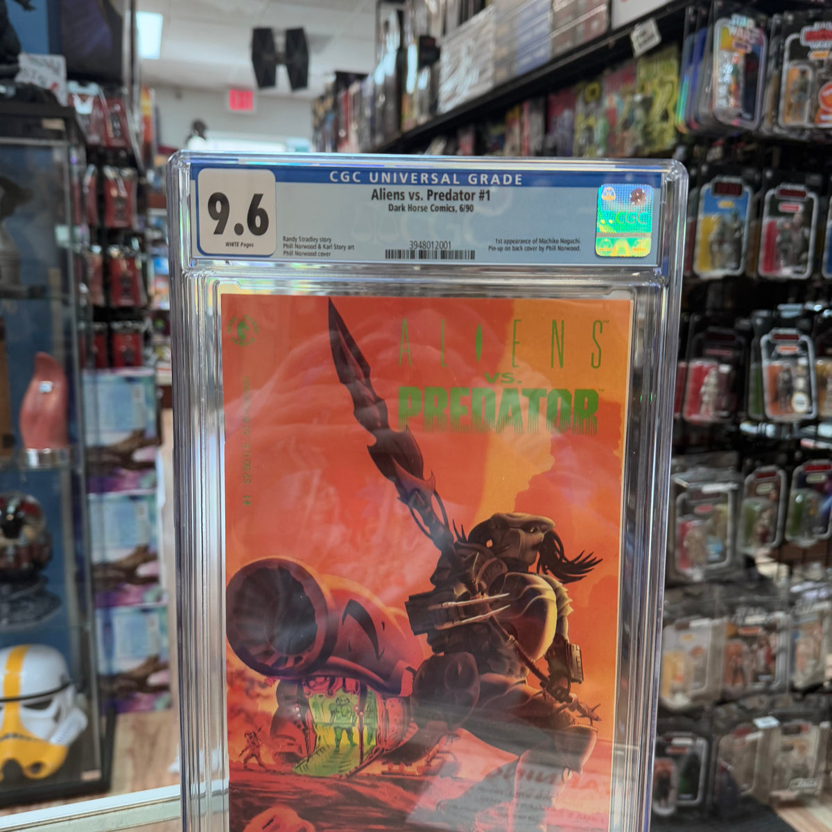 Aliens Vs. Predator #1 White Pages 6/90 (20th Century Fox ,Dark Horse Comics) **CGC Graded 9.0** 9.6 product image 2,