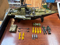 Hydrofoil Moray with Drivers (Vintage GI Joe Venom Valor, Hasbro) **COMPLETE** product image 1, provided for visual