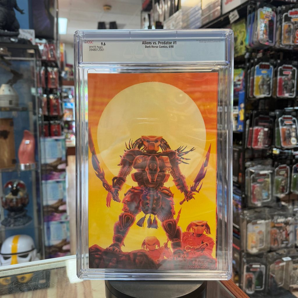 Aliens Vs. Predator #1 White Pages 6/90 (20th Century Fox ,Dark Horse Comics) **CGC Graded 9.0** 9.6 product image 4,