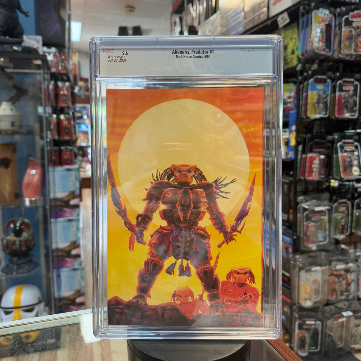 Aliens Vs. Predator #1 White Pages 6/90 (20th Century Fox ,Dark Horse Comics) **CGC Graded 9.0** 9.6 product image 4,
