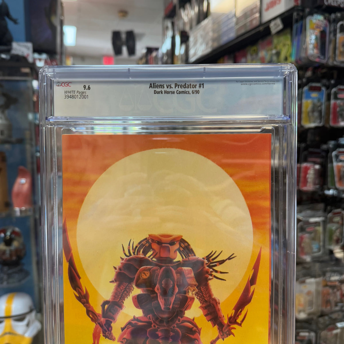 Aliens Vs. Predator #1 White Pages 6/90 (20th Century Fox ,Dark Horse Comics) **CGC Graded 9.0** 9.6 product image 5,