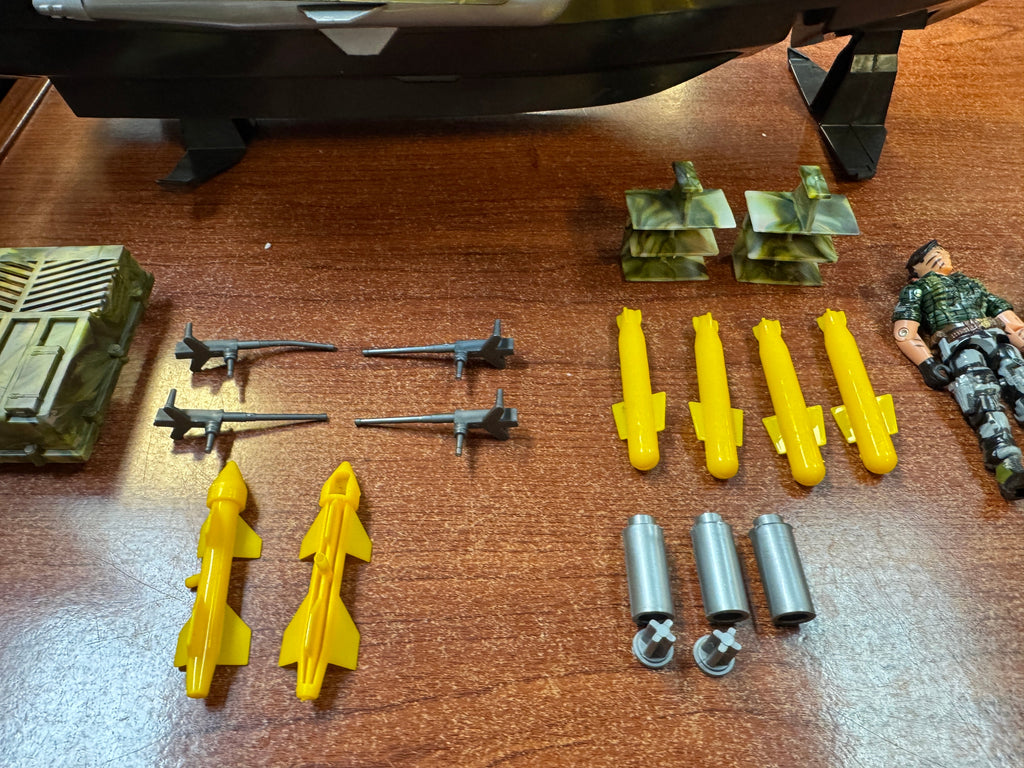 Hydrofoil Moray with Drivers (Vintage GI Joe Venom Valor, Hasbro) **COMPLETE** product image 4, provided for visual
