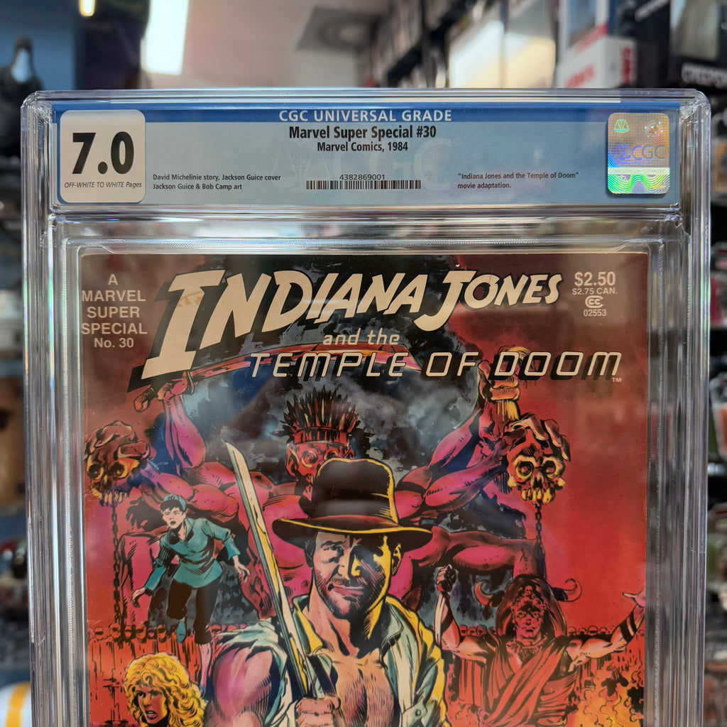 Marvel Super Special #30 Indiana Jones Temple of Doom (Lucasfilm, Marvel Comics) **CGC Graded 7.0** product image 2,