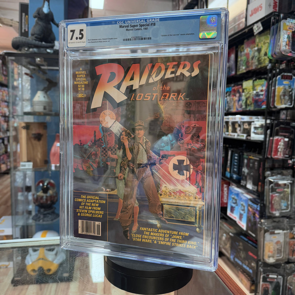 Marvel Super Special #18 Indiana Jones Raiders of the Lost Ark (Lucasfilm, Marvel Comics) **CGC Graded 7.5** product image
