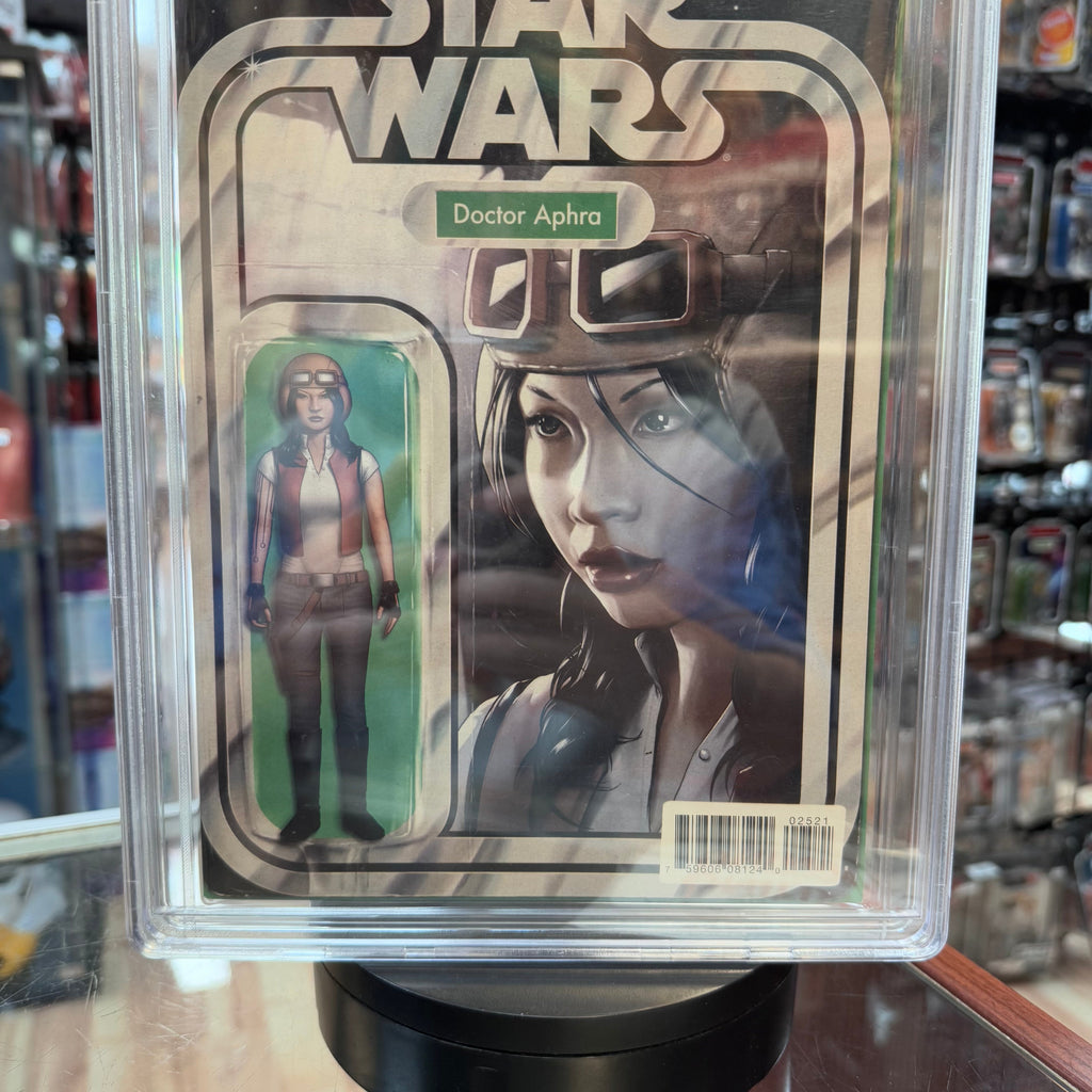 Darth Vader #25 Action Figure Variant Doctor Aphra White Pages (Lucasfilm, Marvel Comics) **CBCS Graded 9.8** product image