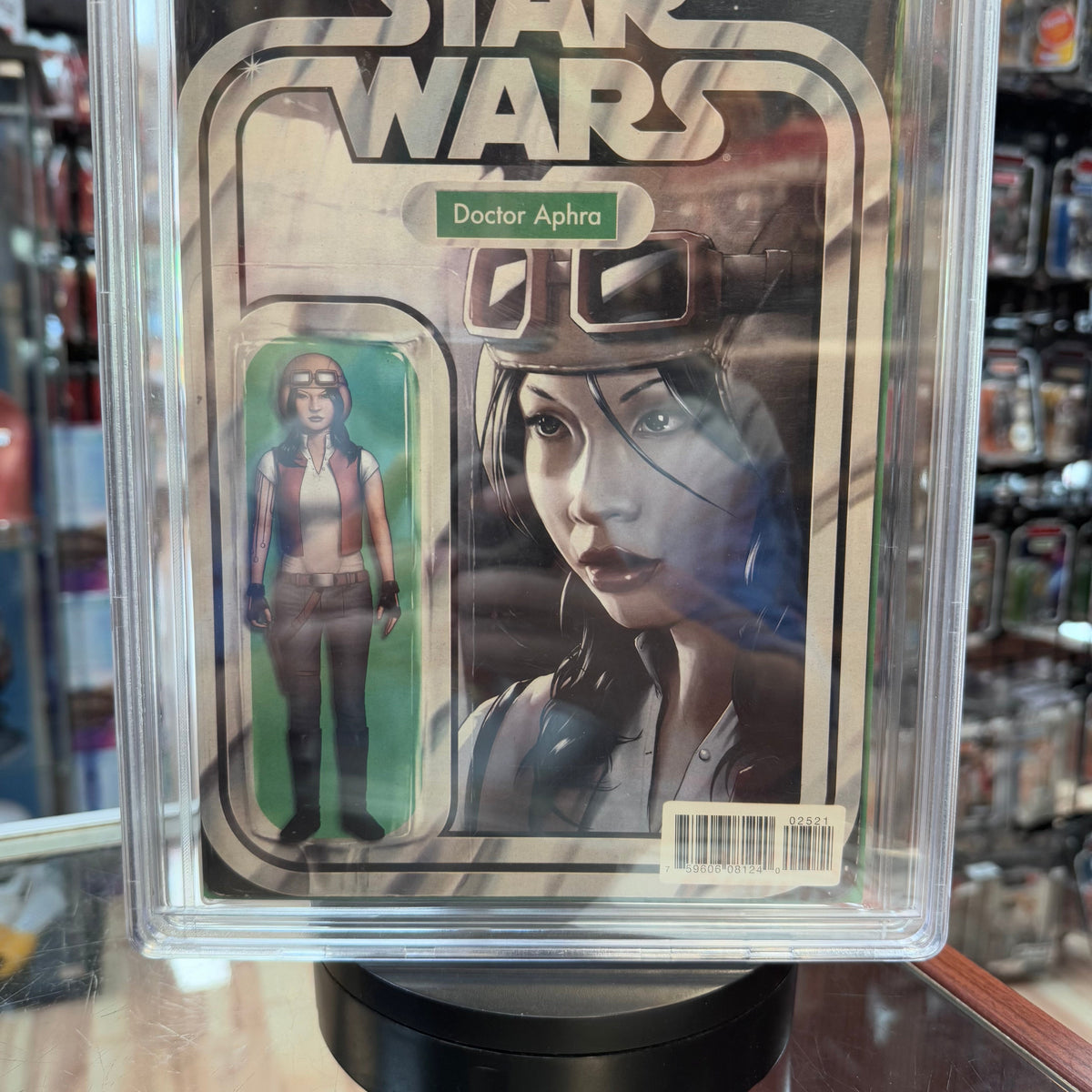 Darth Vader #25 Action Figure Variant Doctor Aphra White Pages (Lucasfilm, Marvel Comics) **CBCS Graded 9.8** product image