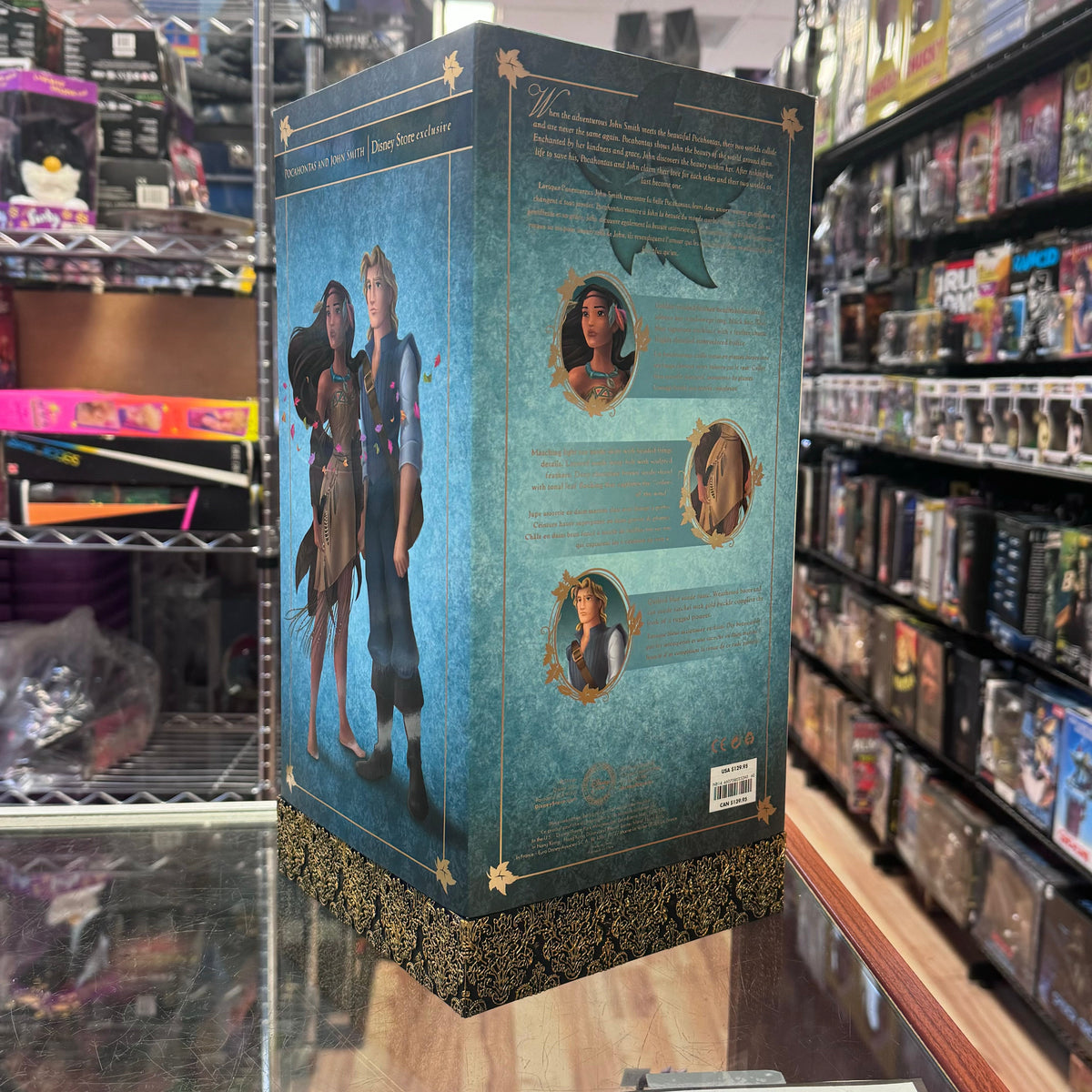 Pocahontas and John Smith Limited Edition 7068 (Disney Designer Fairytale, Walt Disney) Sealed product image 3, provided for