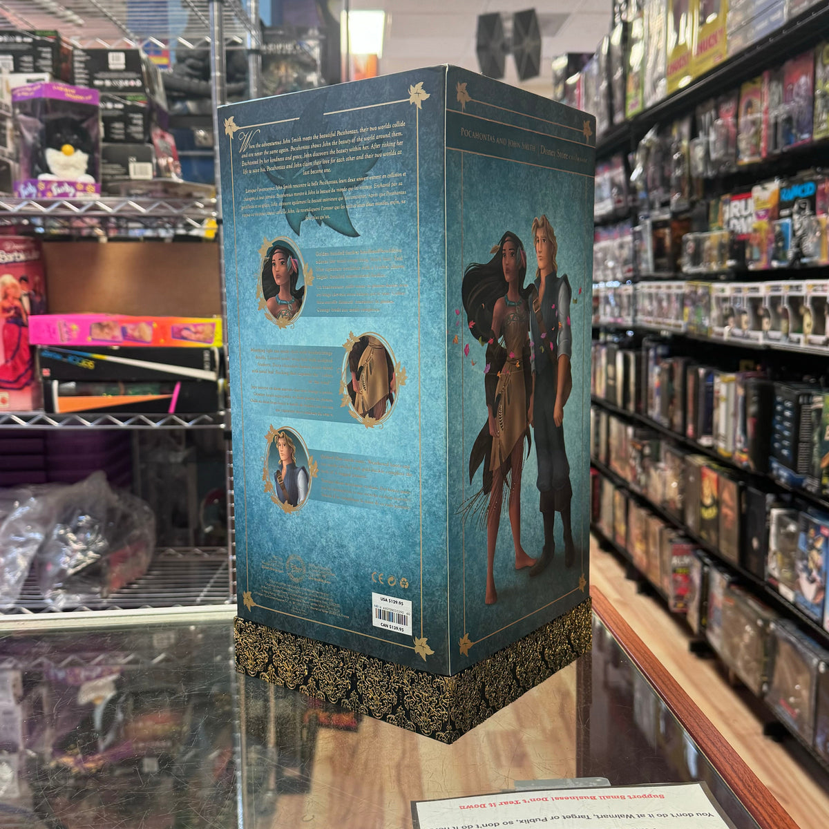 Pocahontas and John Smith Limited Edition 7068 (Disney Designer Fairytale, Walt Disney) Sealed product image 4, provided for