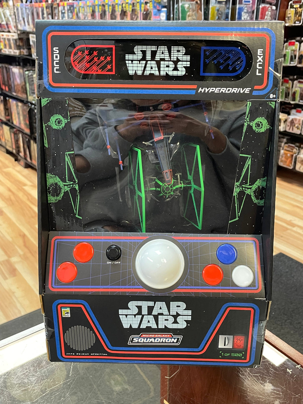 Squadron X-Wing & TIE Fighter SDCC 1/500 (Star Wars Micro Galaxy, Jazwares) SEALED product image 1, provided for visual