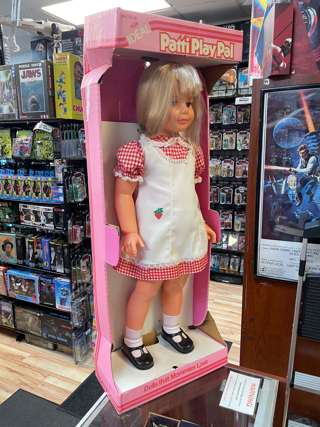 Patty Play Pal Blonde 3ft (Vintage Play Doll 1981, Ideal Toys) product image 2, provided for visual reference and product