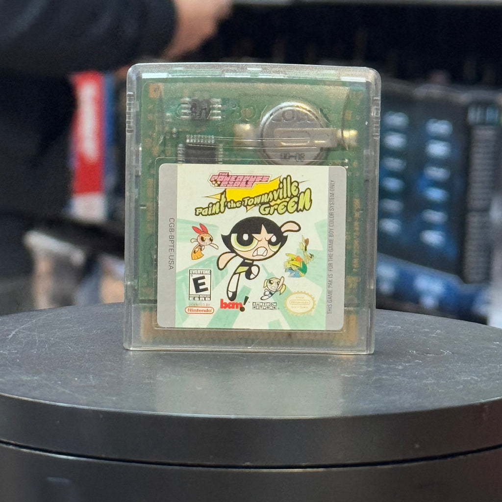 Powerpuff Girls Paint Townsville Green 8423 (Nintendo Gameboy Color, Video Game) Tested Working product image 1, provided