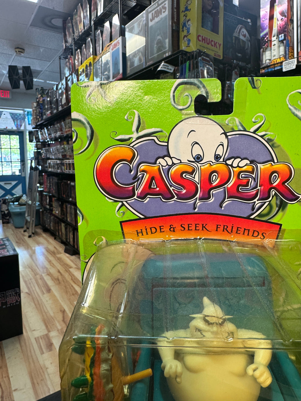 Pop up Scare Fatso (Vintage Casper, Trendmasters) SEALED product image 9, provided for visual reference and product detail