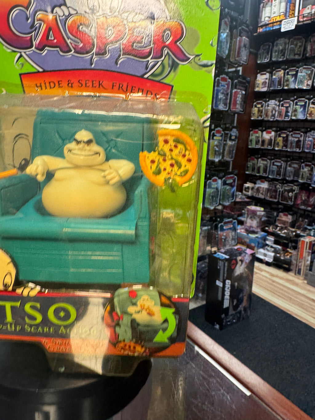 Pop up Scare Fatso (Vintage Casper, Trendmasters) SEALED product image 7, provided for visual reference and product detail