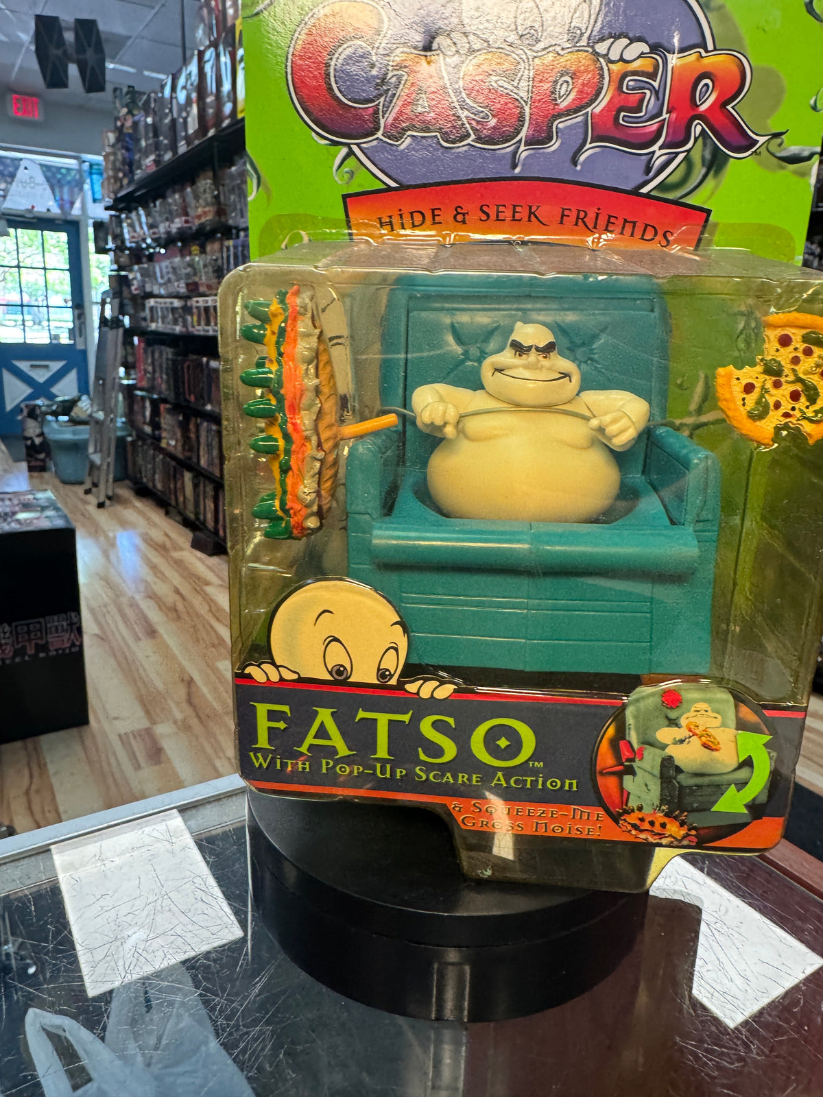 Pop up Scare Fatso (Vintage Casper, Trendmasters) SEALED product image 6, provided for visual reference and product detail