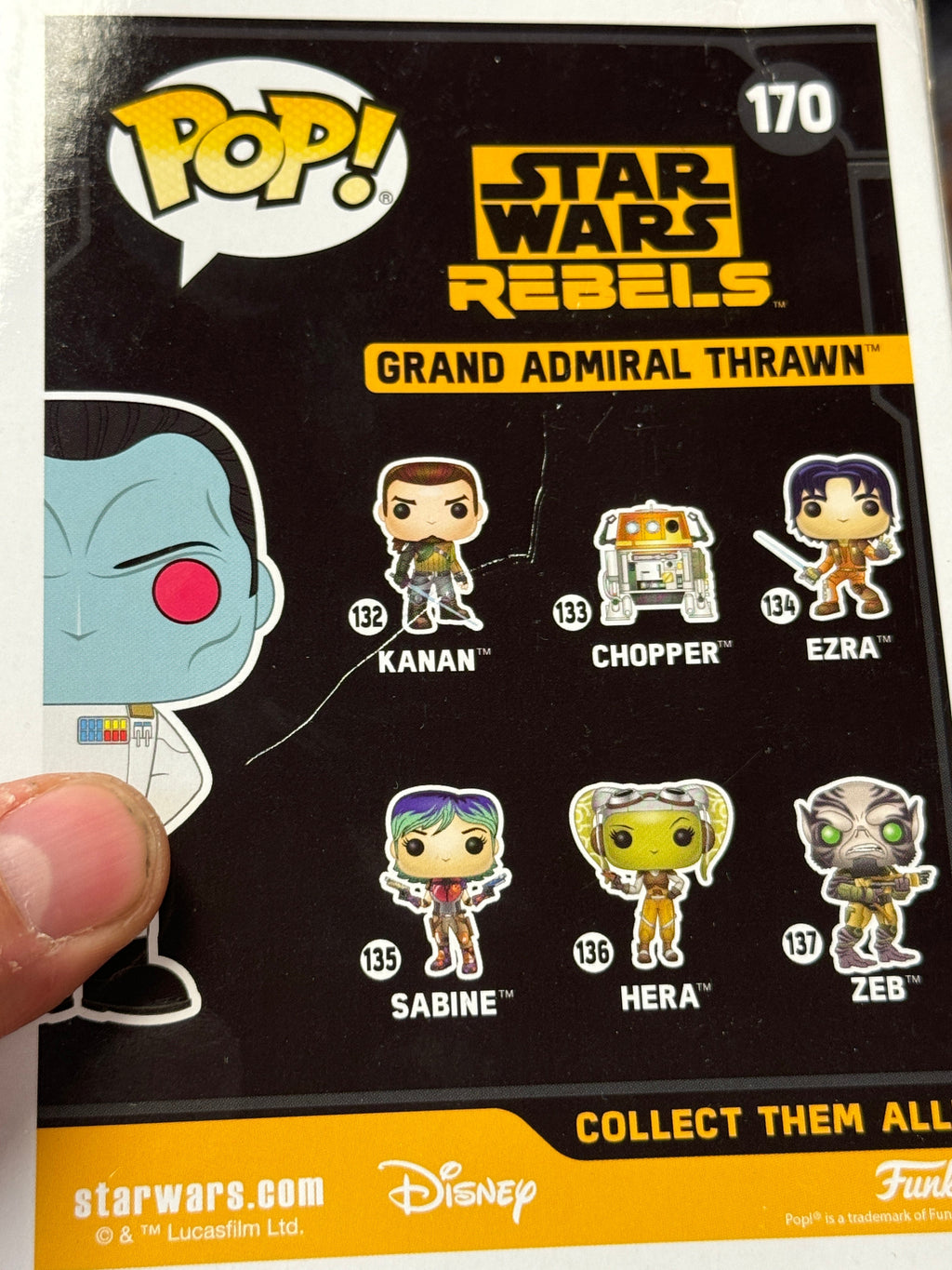 Grand Admiral Thrawn #170 Galactic Con (Funko Pop!, Star Wars Rebels) product image 5, provided for visual reference and