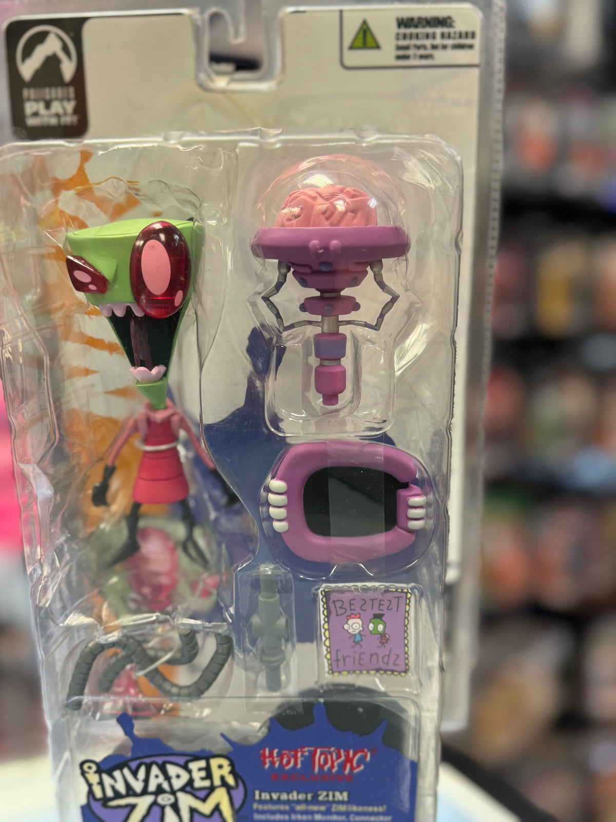 Bestest Friendz Invader ZIm (Nickelodeon Invader Zim, Palisades) SEALED product image 6, provided for visual reference and